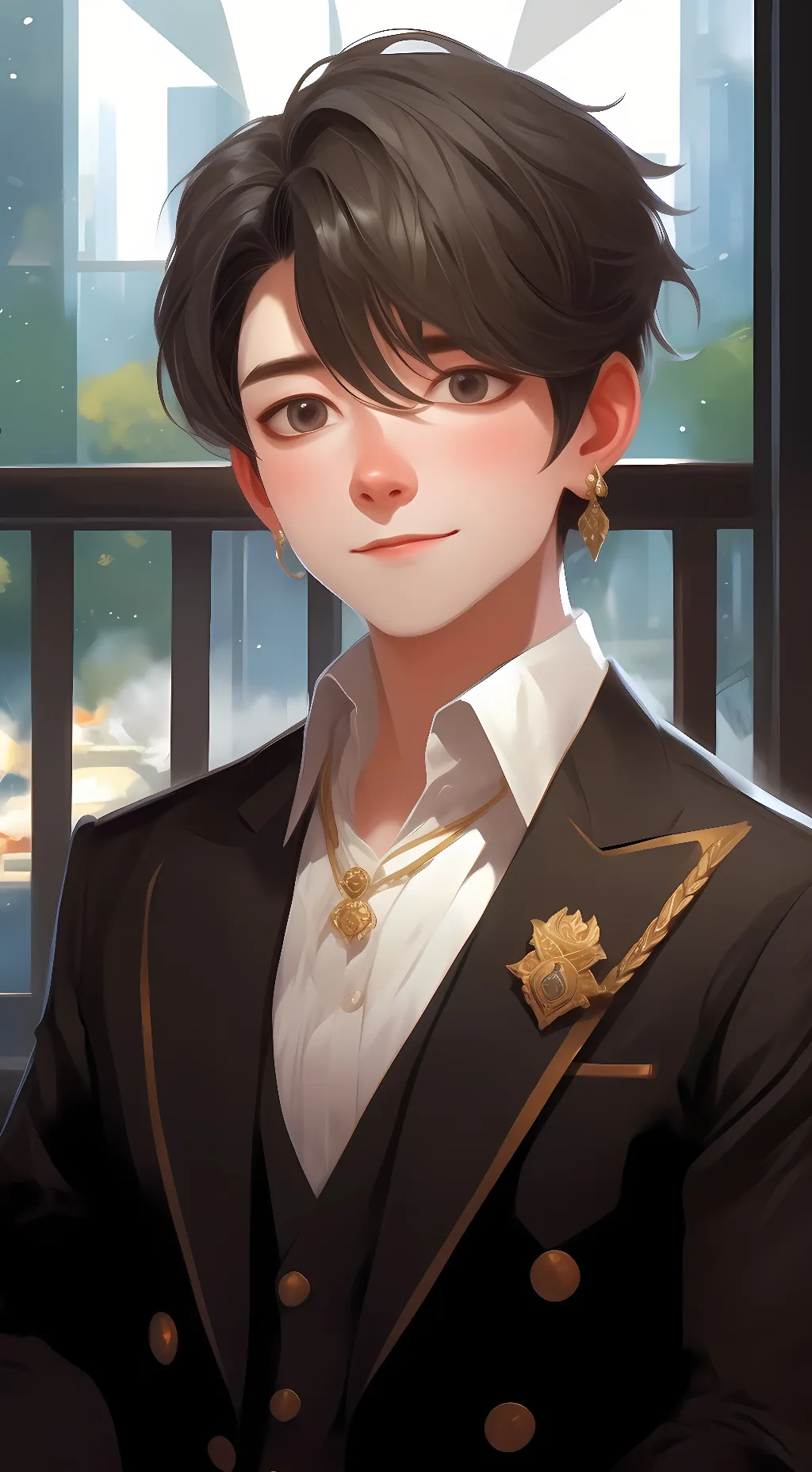 ai character: Preston  background