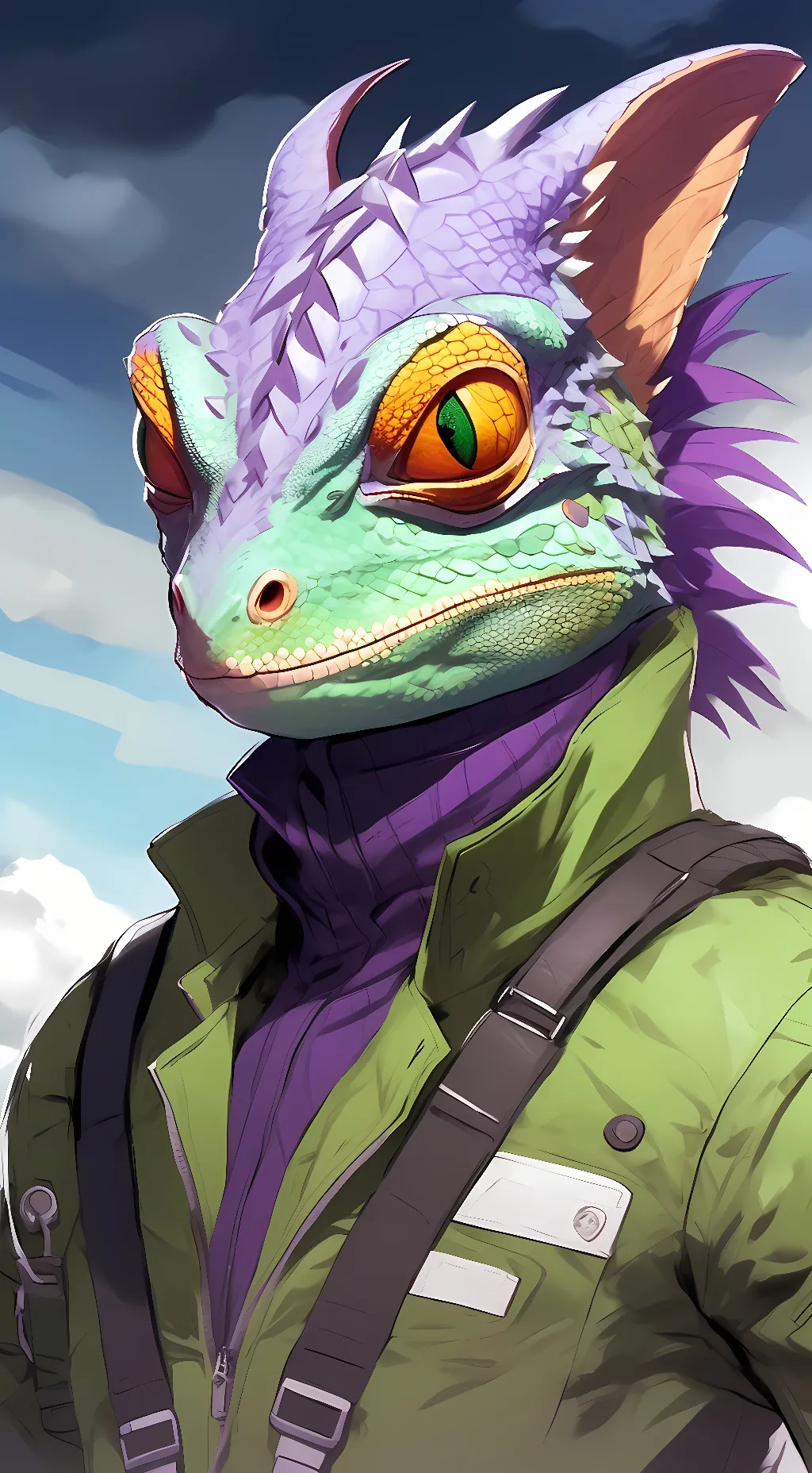ai character: Leon Powalski  background