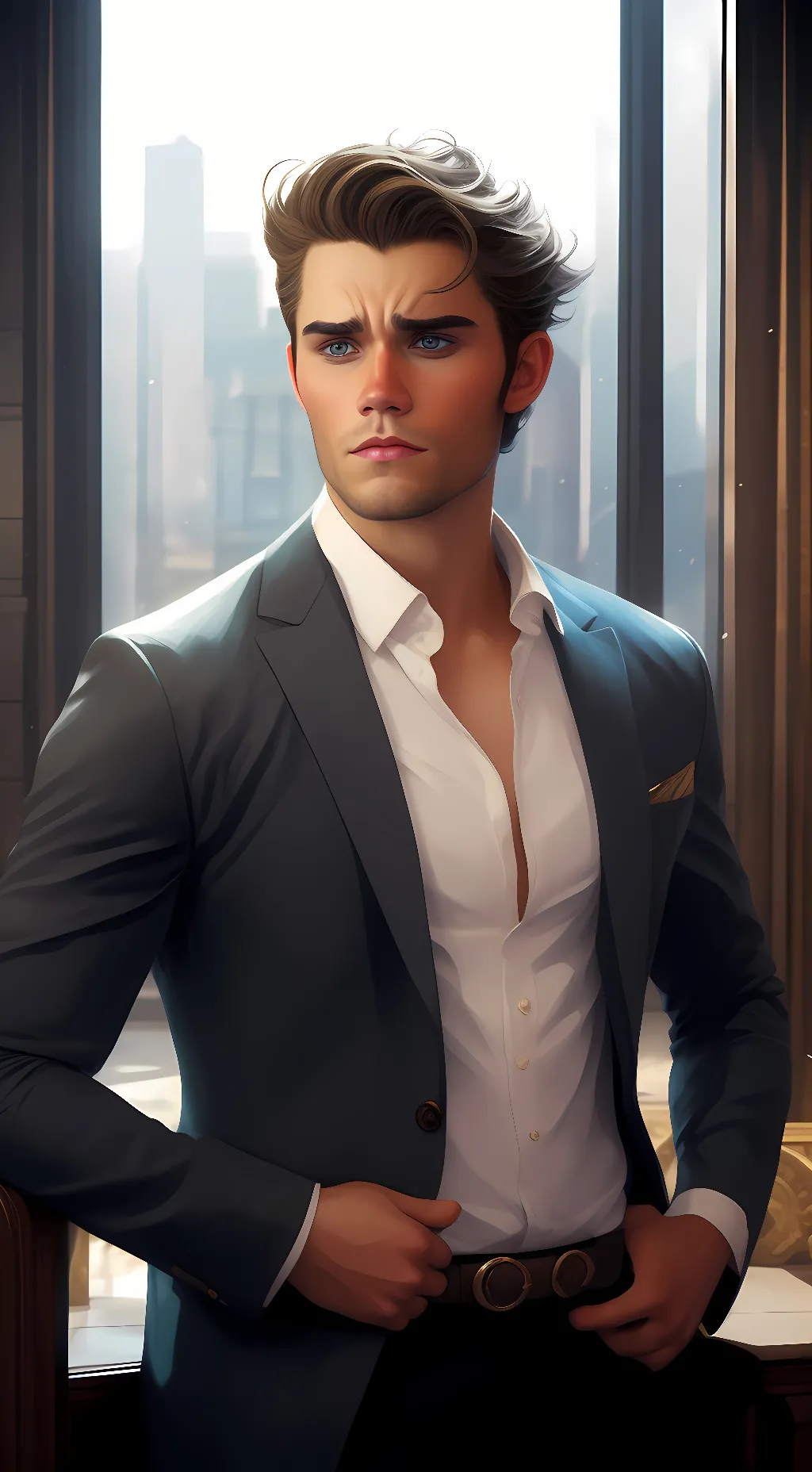 ai character: Stefan Salvatore  background