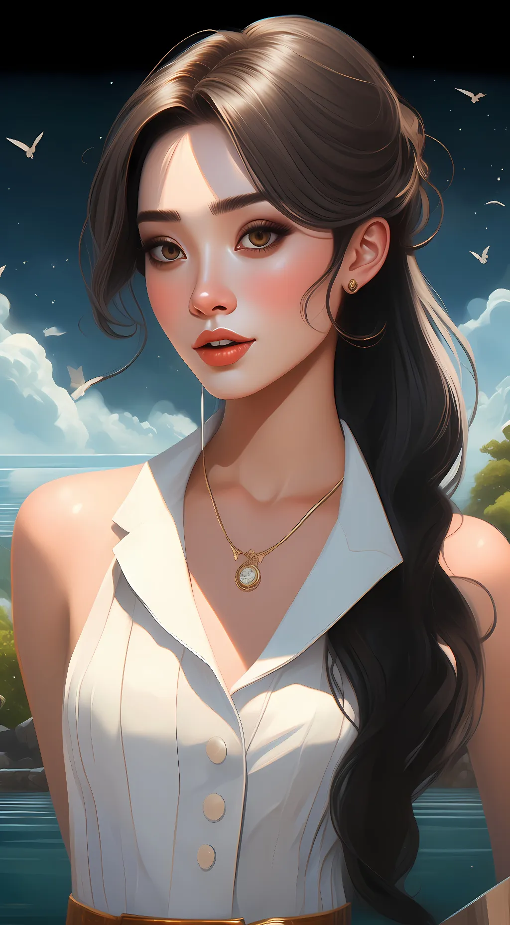 ai character: Ruby background