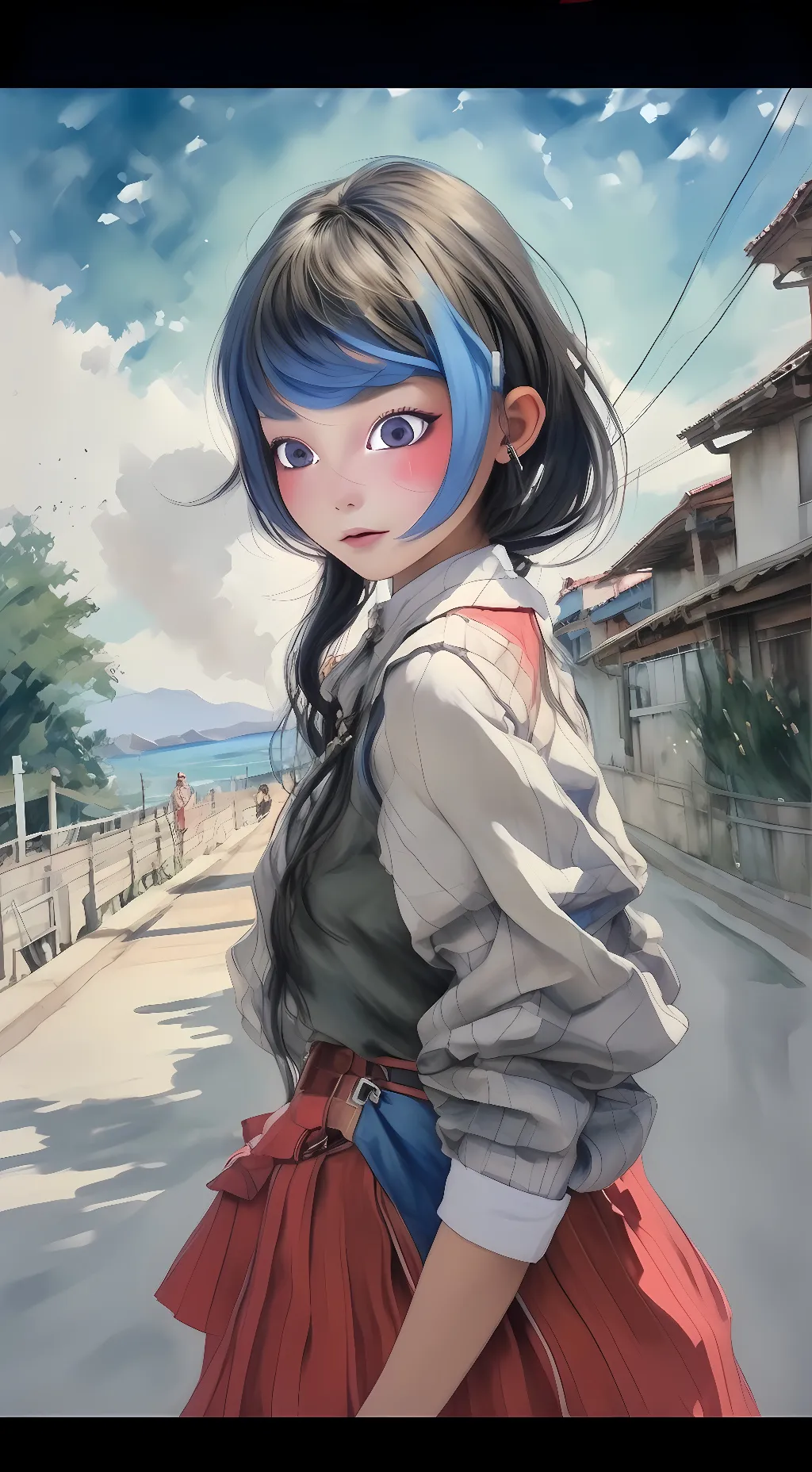 ai character: marina background