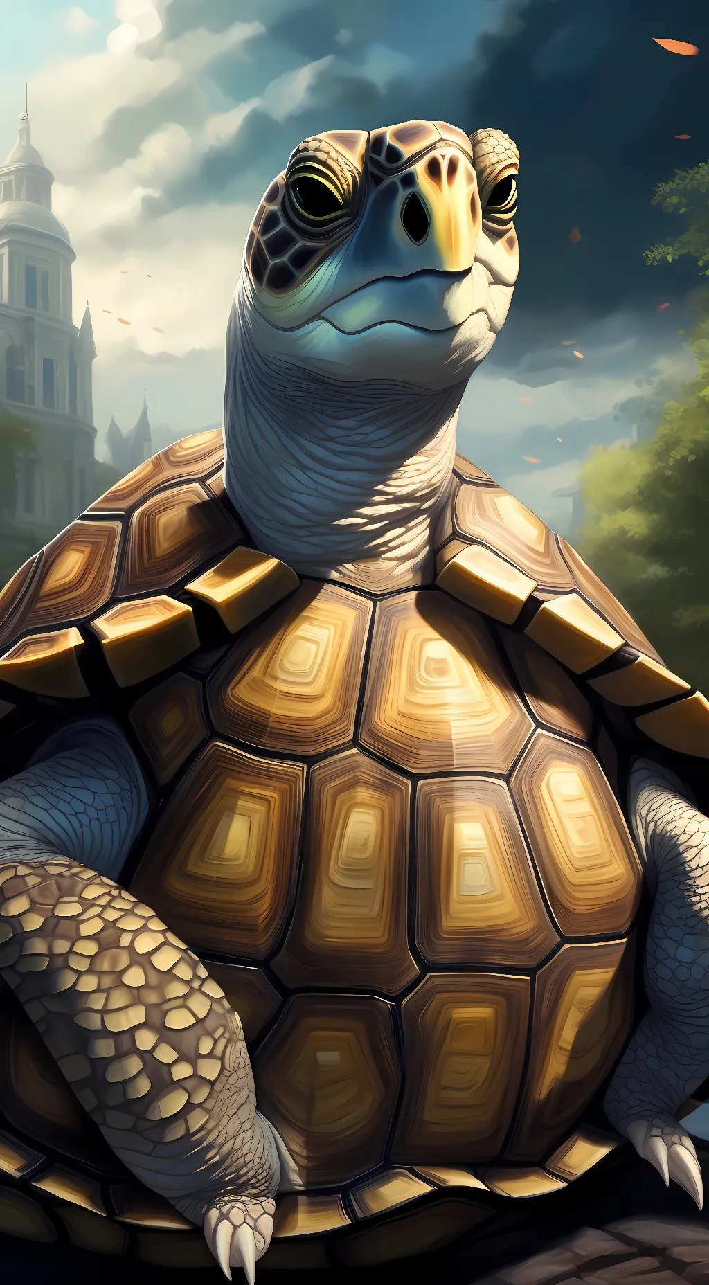 ai character: Gorilla tag turtle background