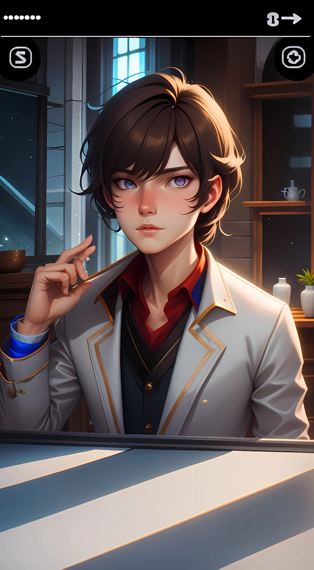 ai character: Tord background