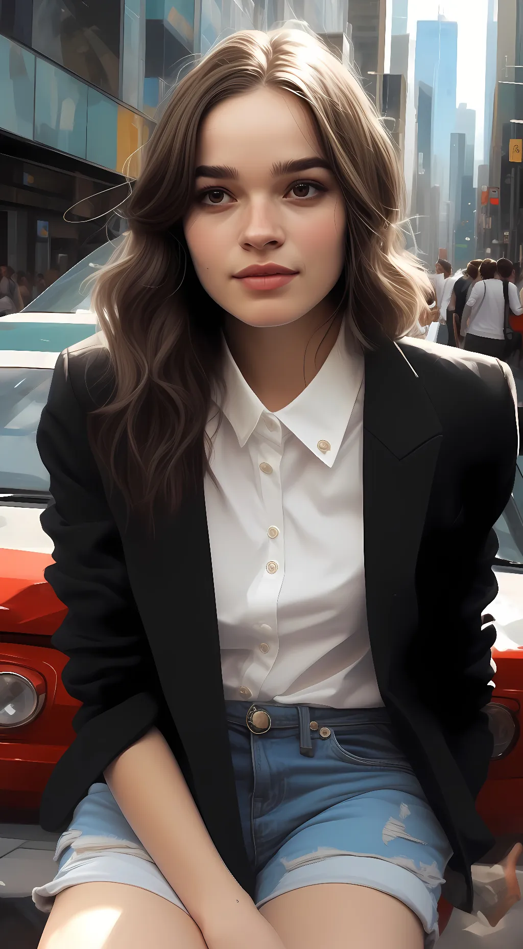 ai character: Hailey background