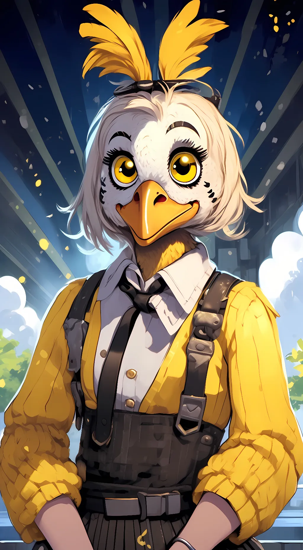 ai character: chica background