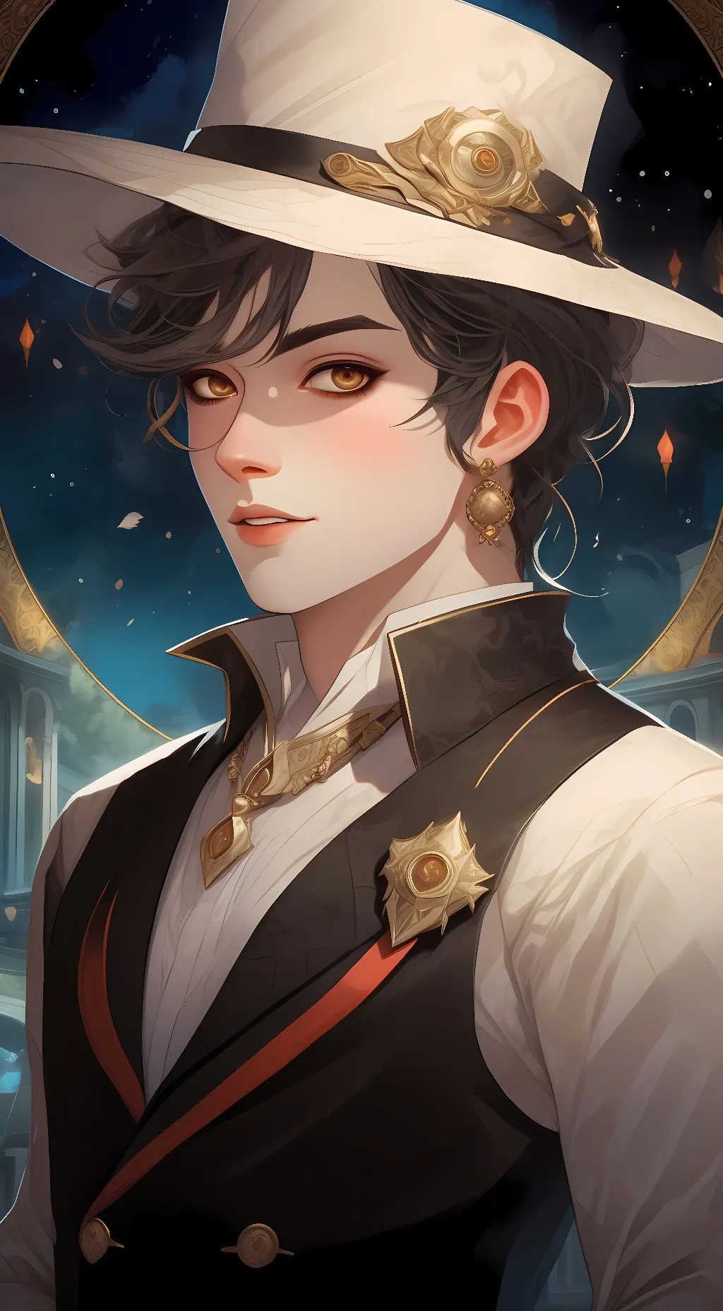 ai character: fantoccio background