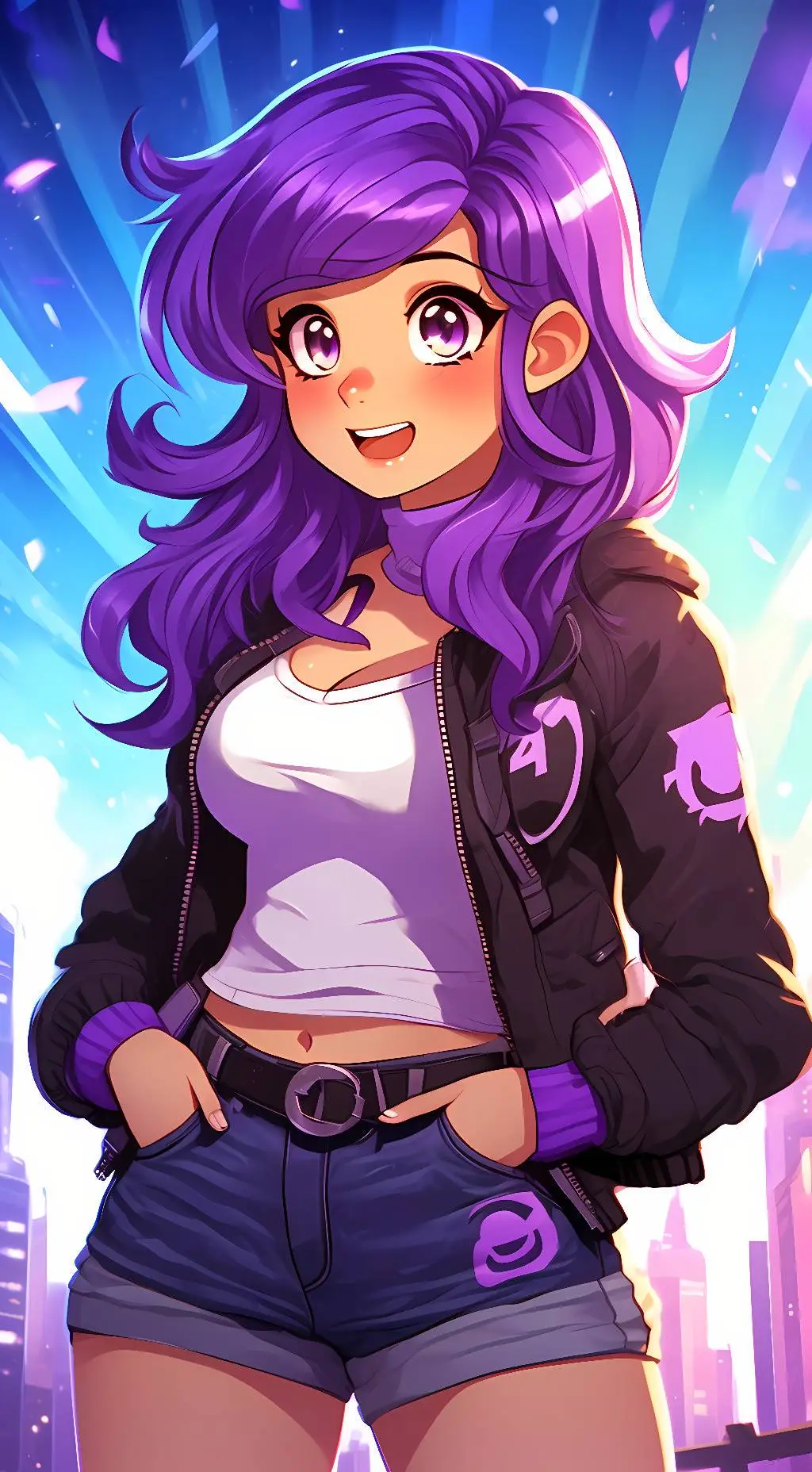 ai character: Aphmau  background