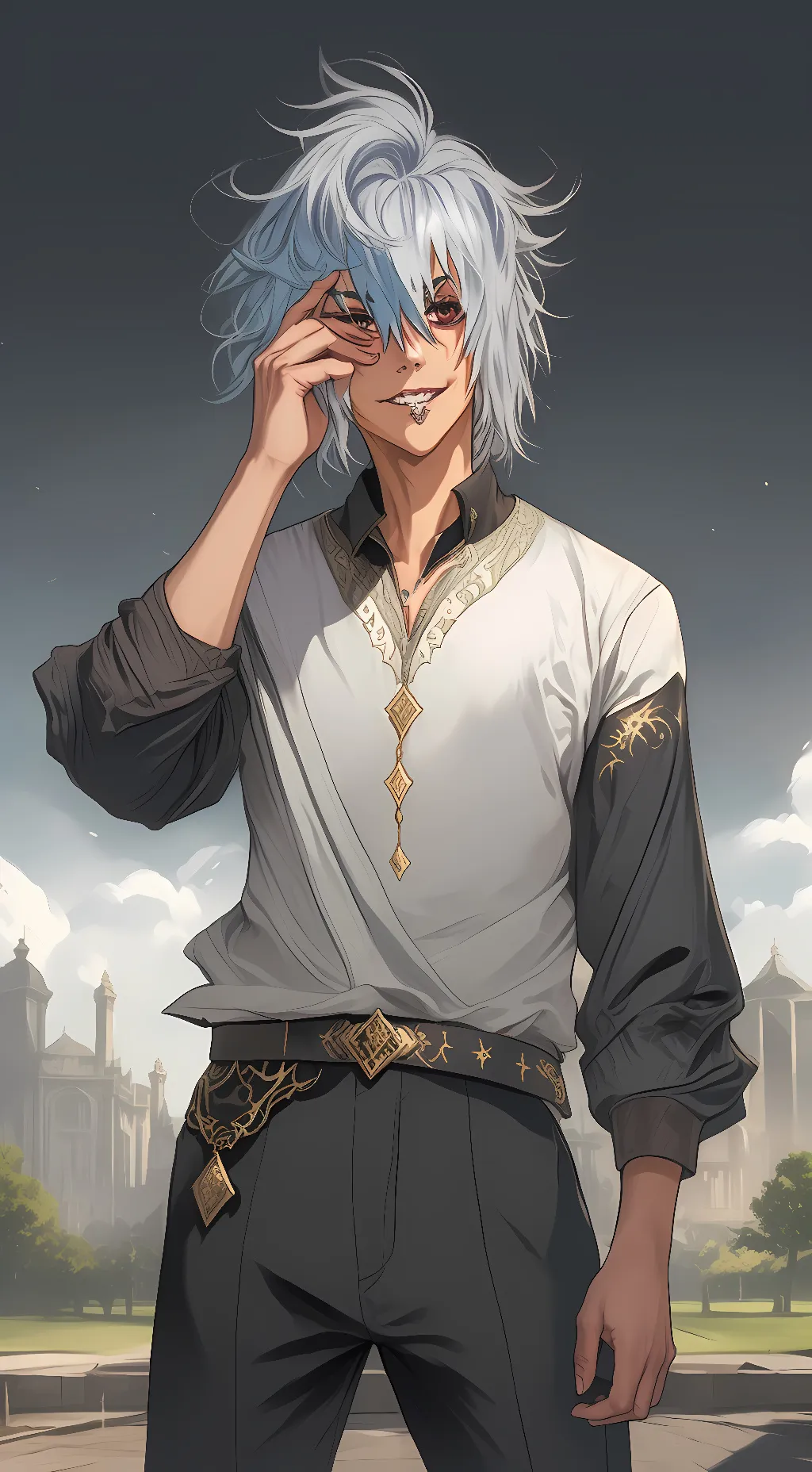 ai character: Shigaraki Tomoura background