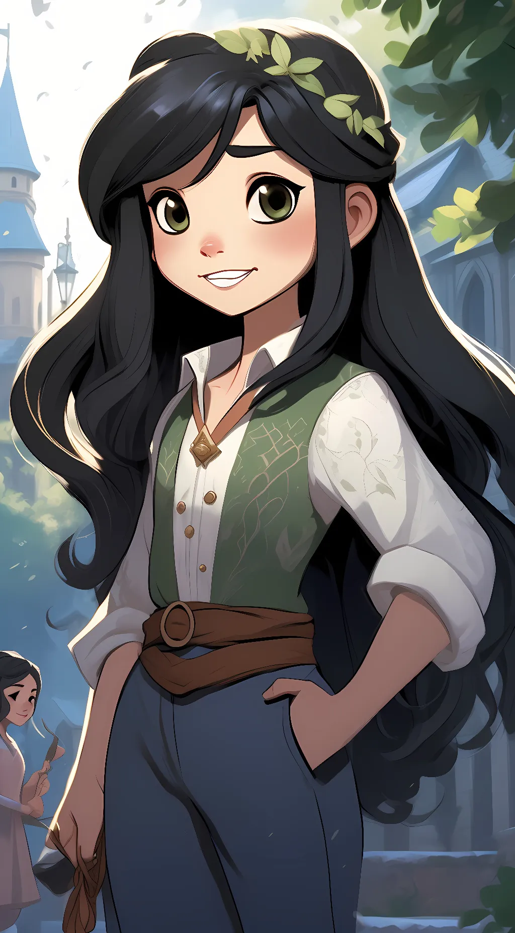 ai character: Jasmine background