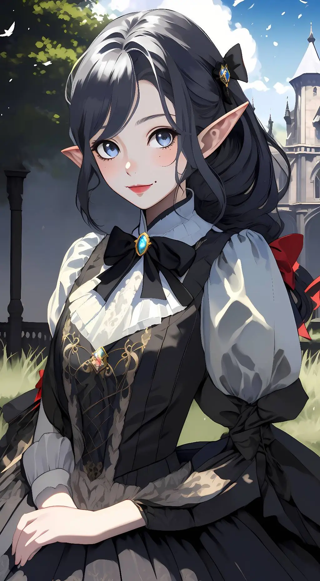 ai character: Aria Blackwood background