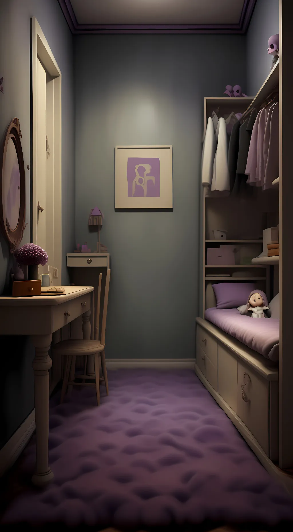ai character: Horror Mox background