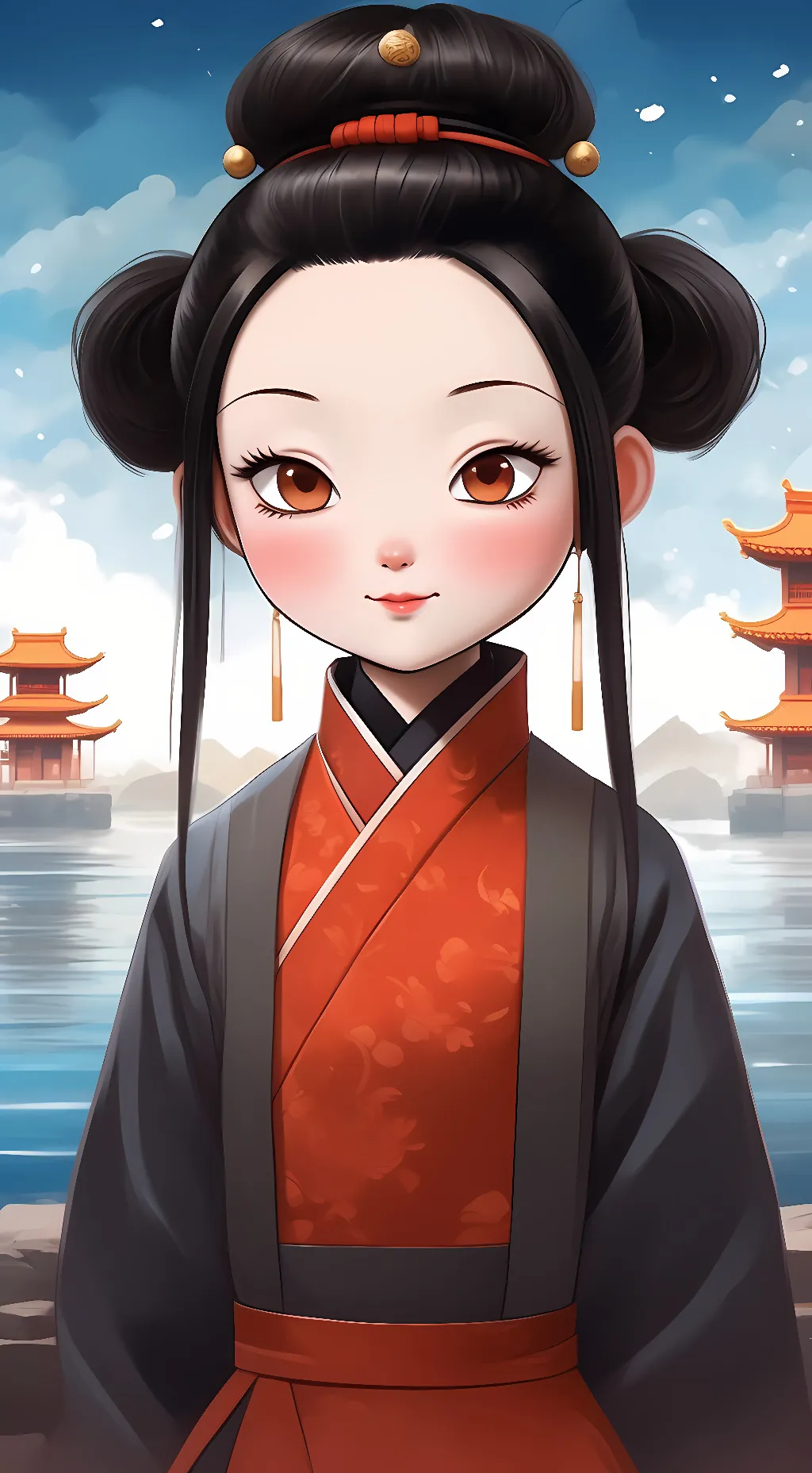 ai character: Pucca background