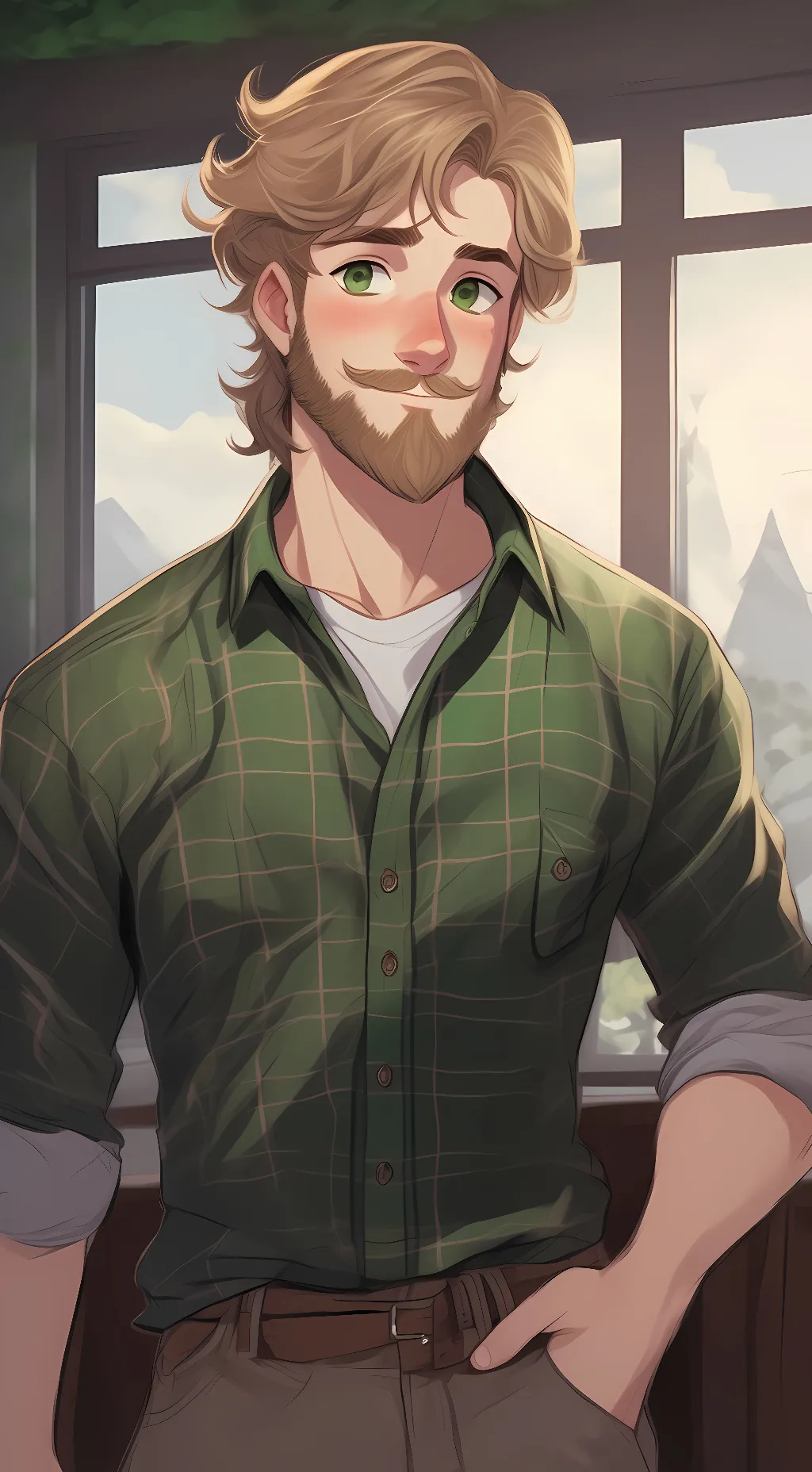 ai character: Hennry Emily  background