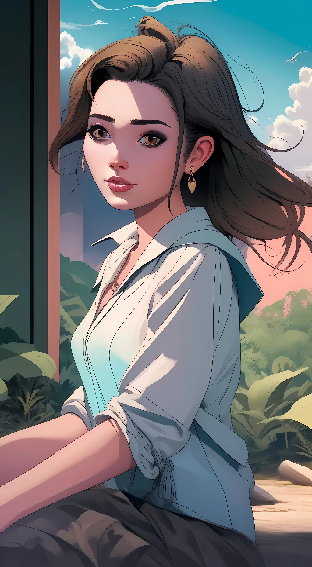 ai character: mari background