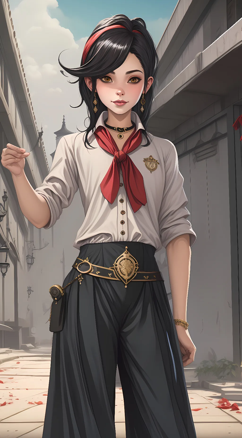 ai character: Luna background