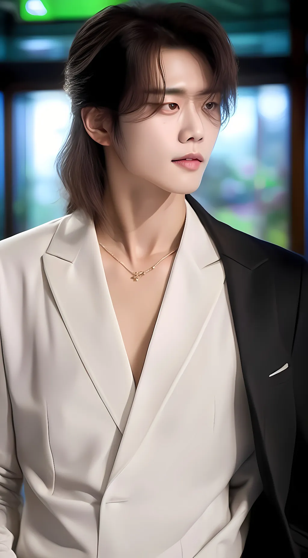 ai character: Lee Jiung  background