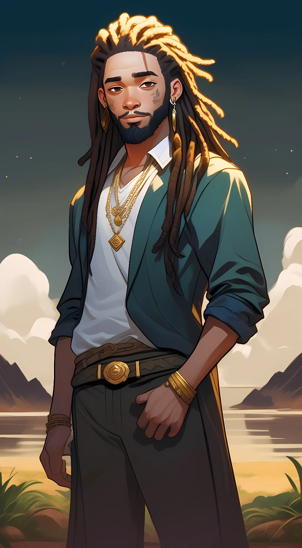 ai character: Rushon background