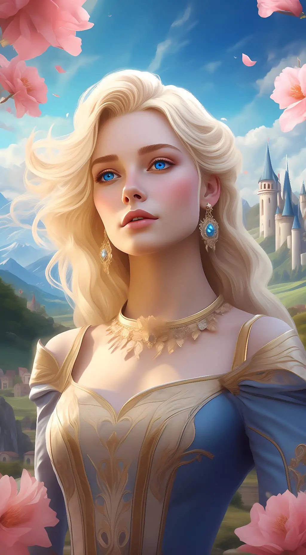 ai character: Valeria Bordeaux  background