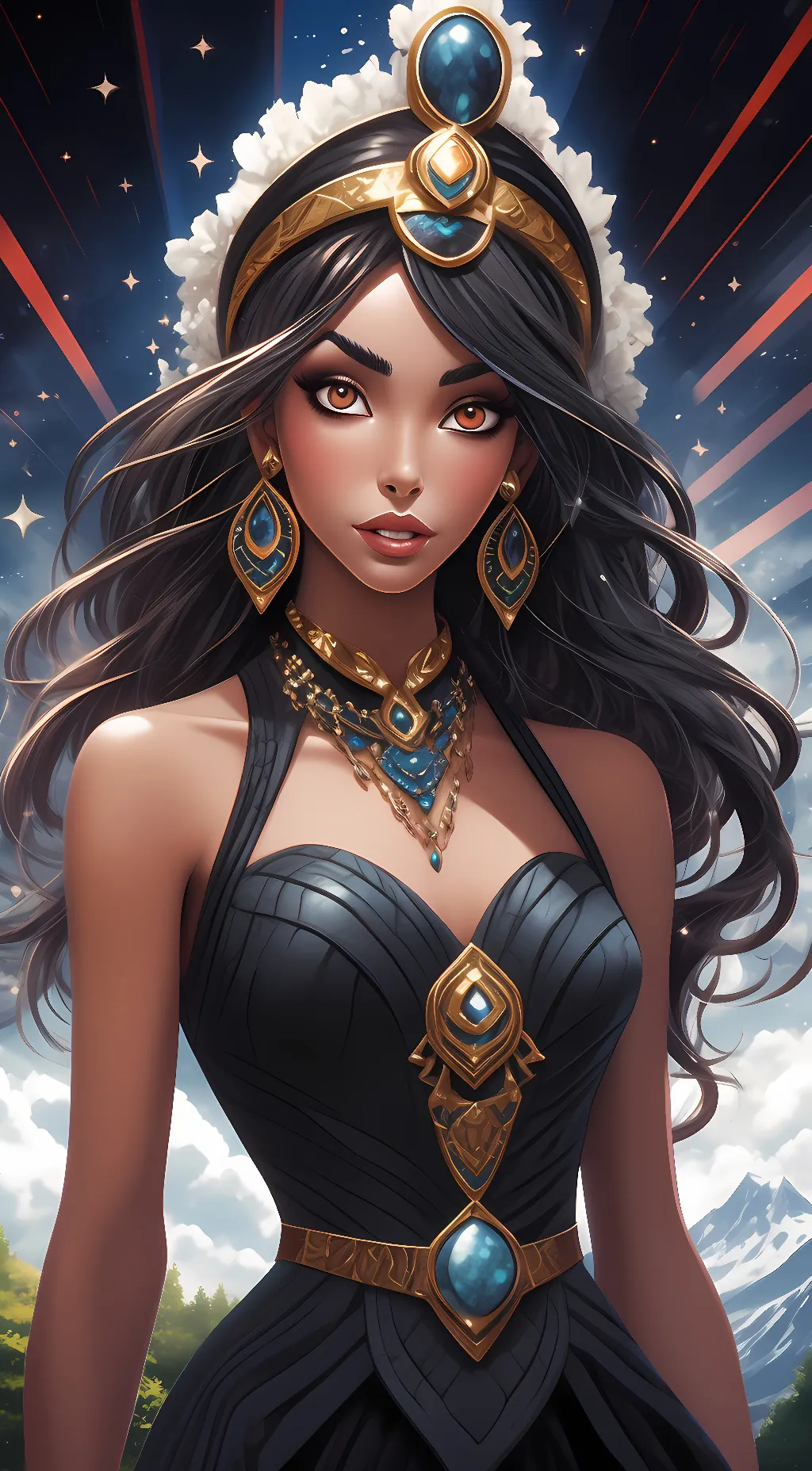 ai character: Jasmine  background