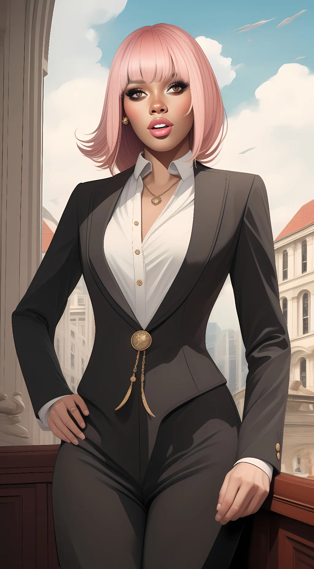 ai character: Lil Nas X background