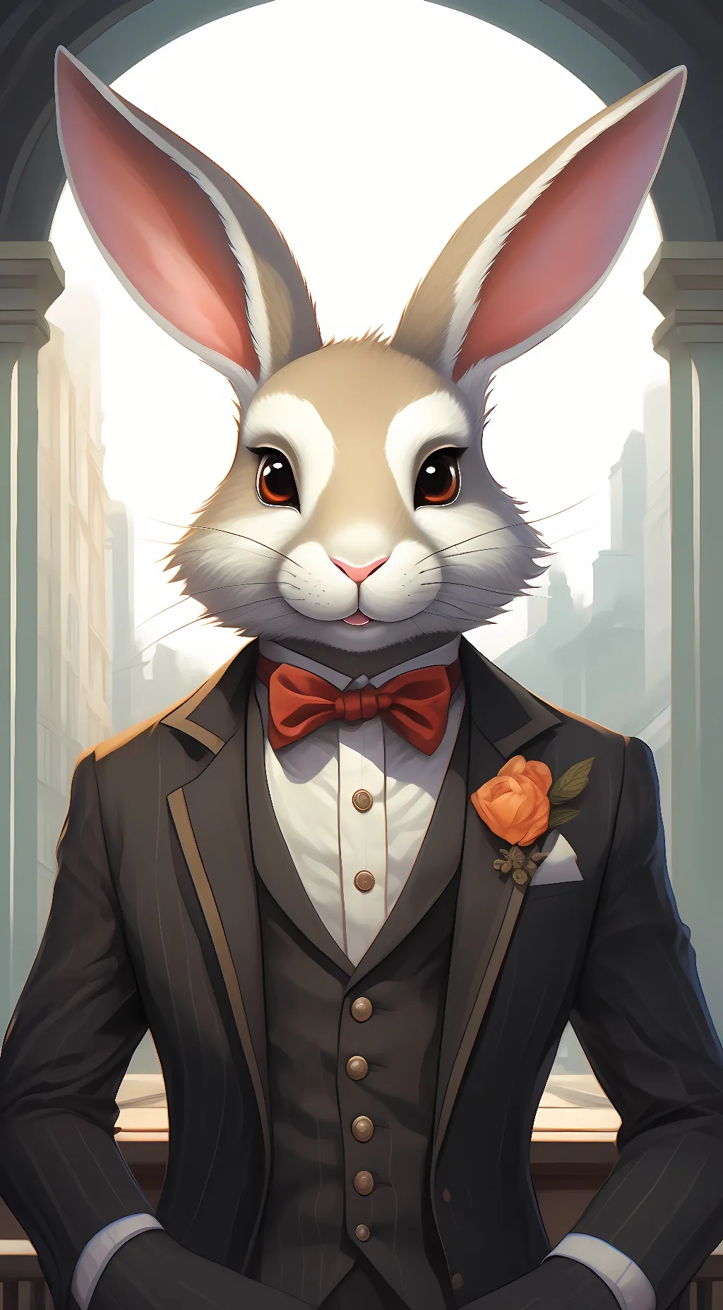 ai character: bows background