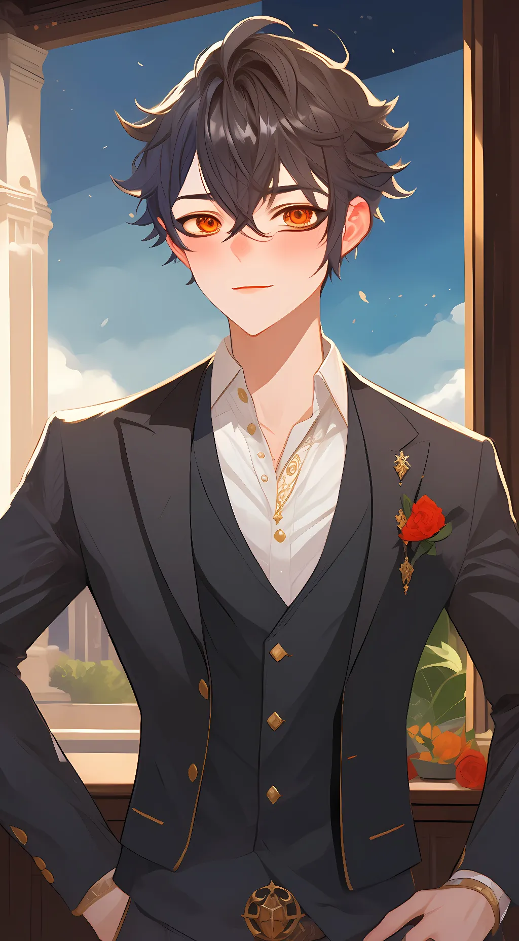 ai character: C edric background
