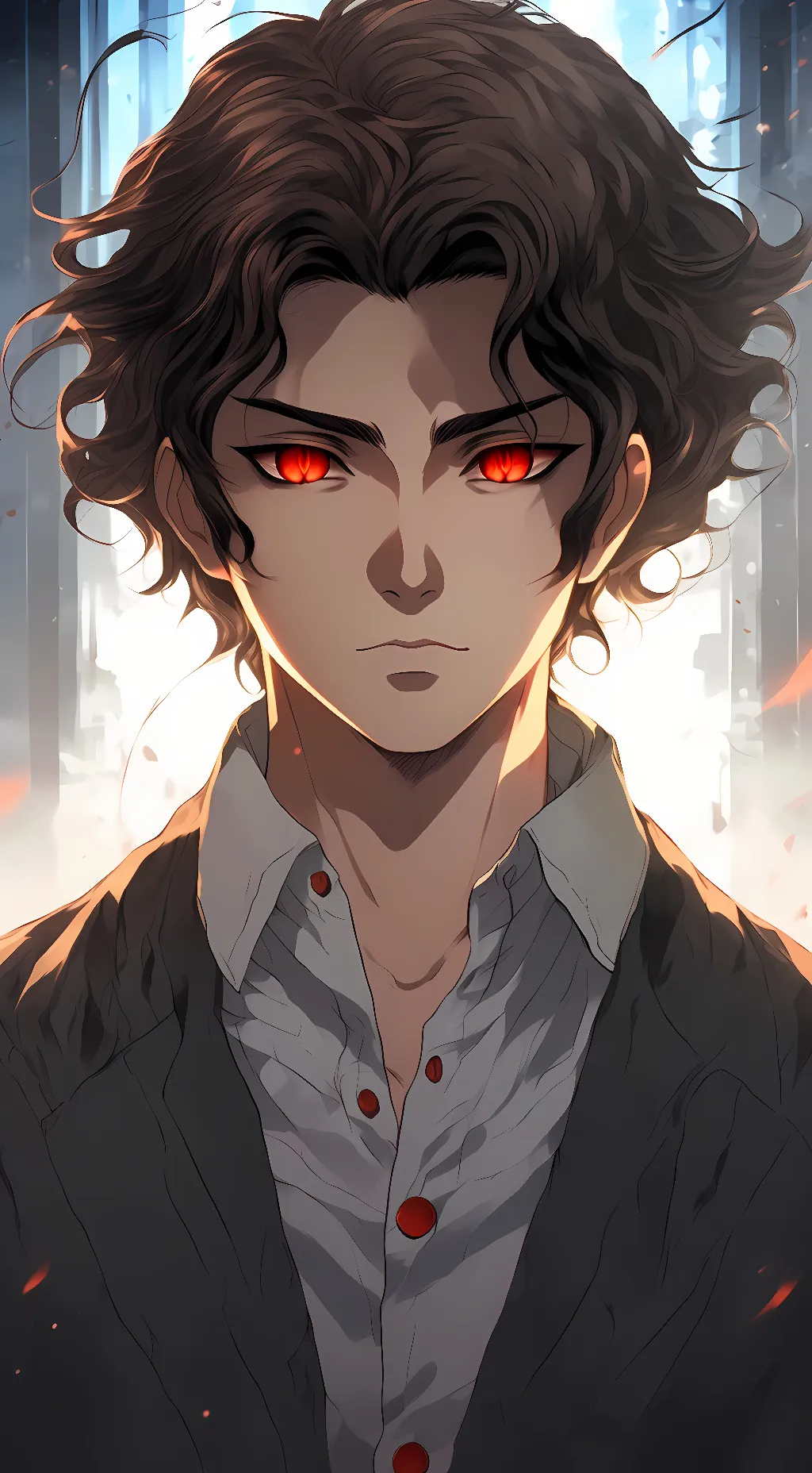 ai character: Muzan  background