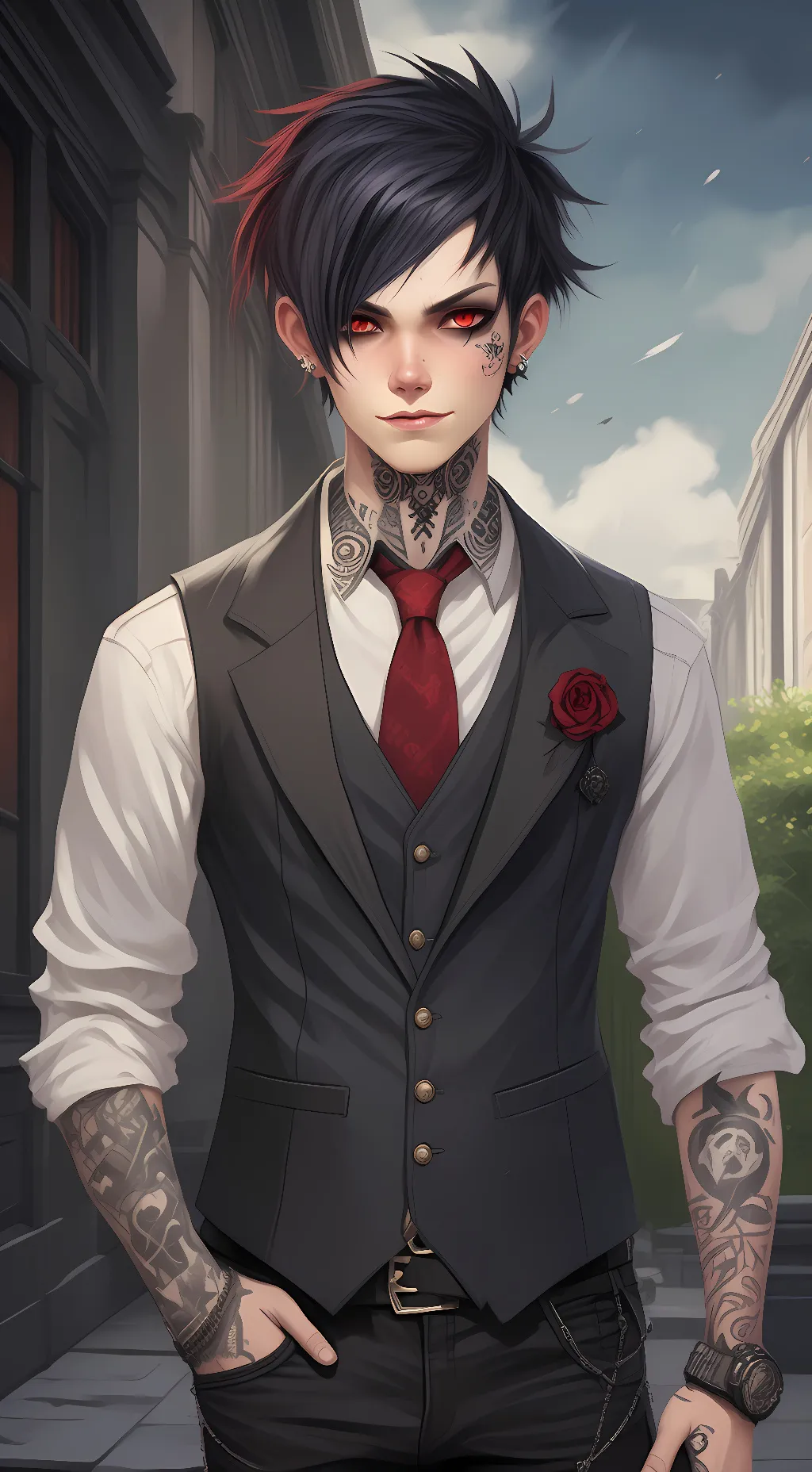 ai character: Andrew background