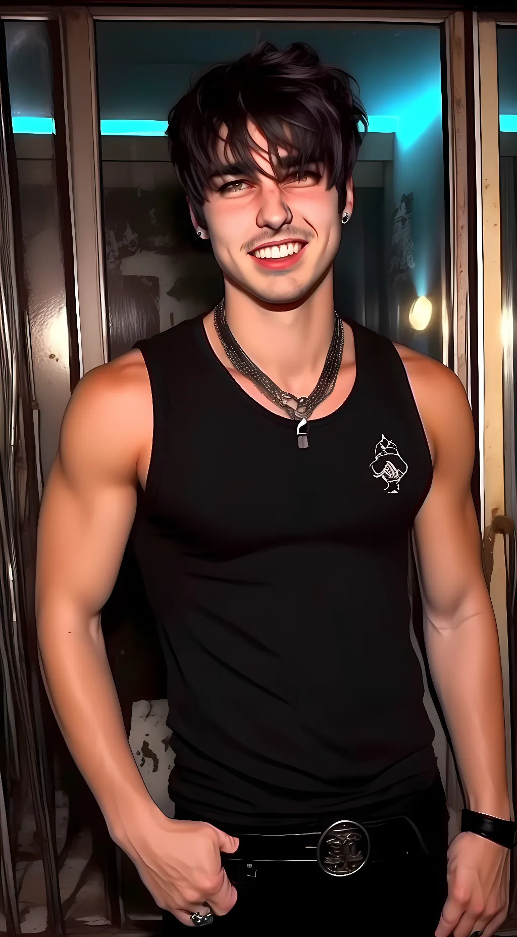 ai character: Colby Brock  background