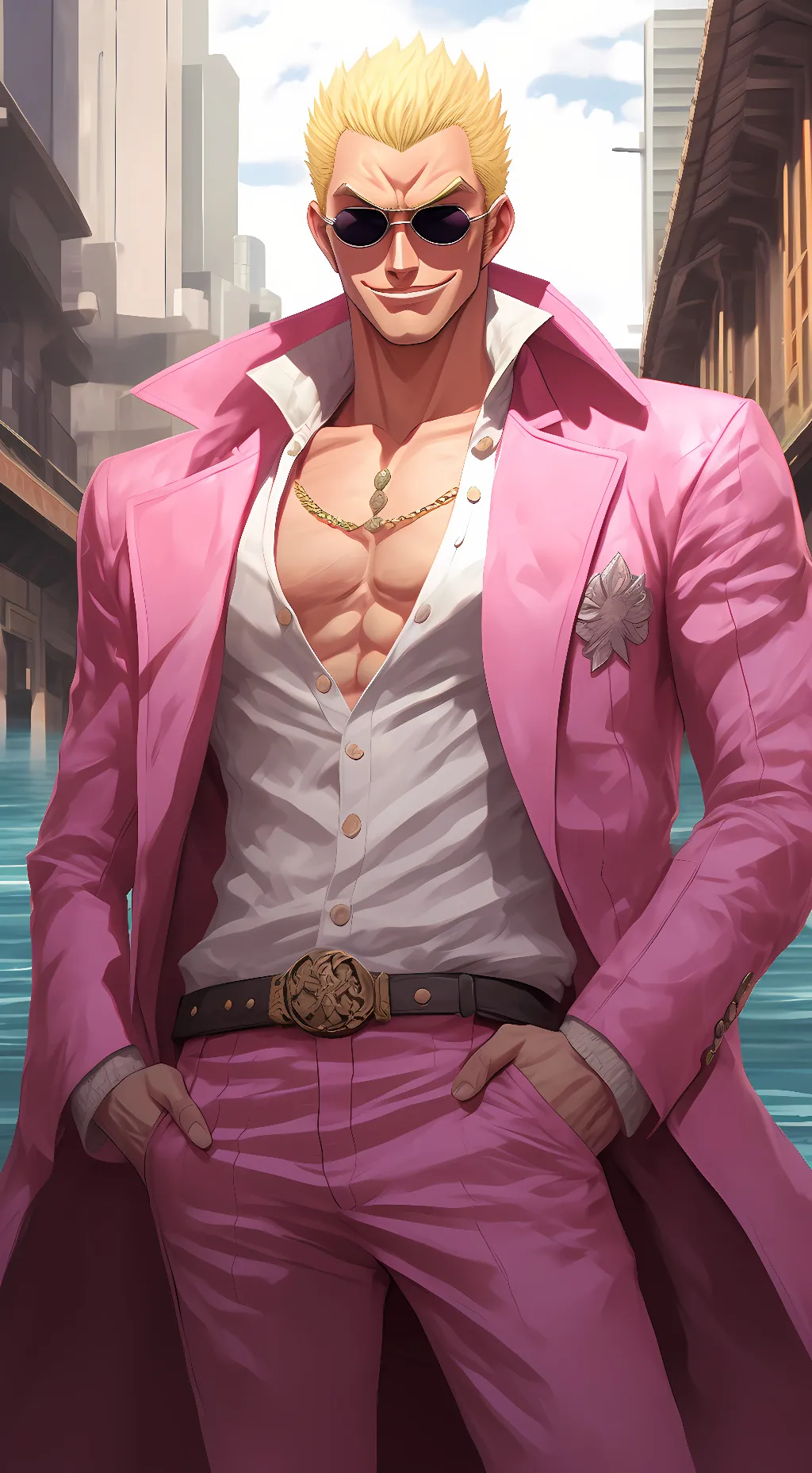 ai character: Doflamingo 'Doffy background