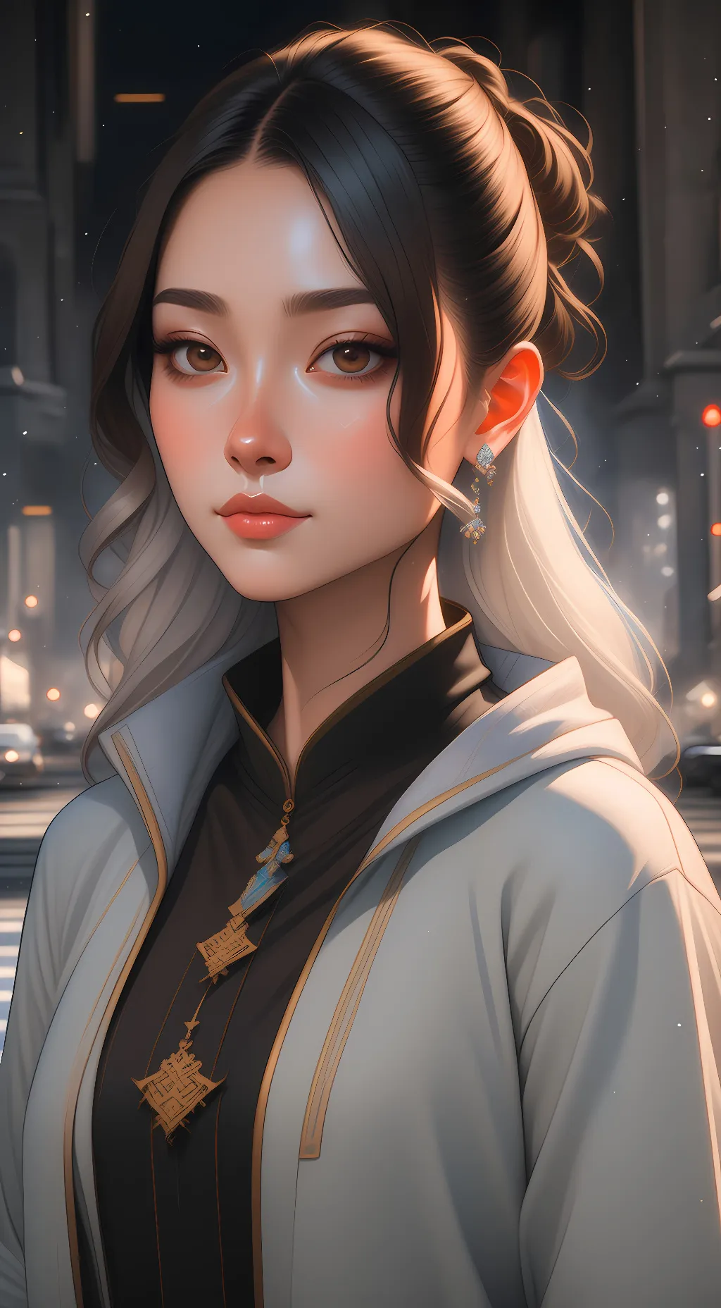 ai character: Gabbyvr  background