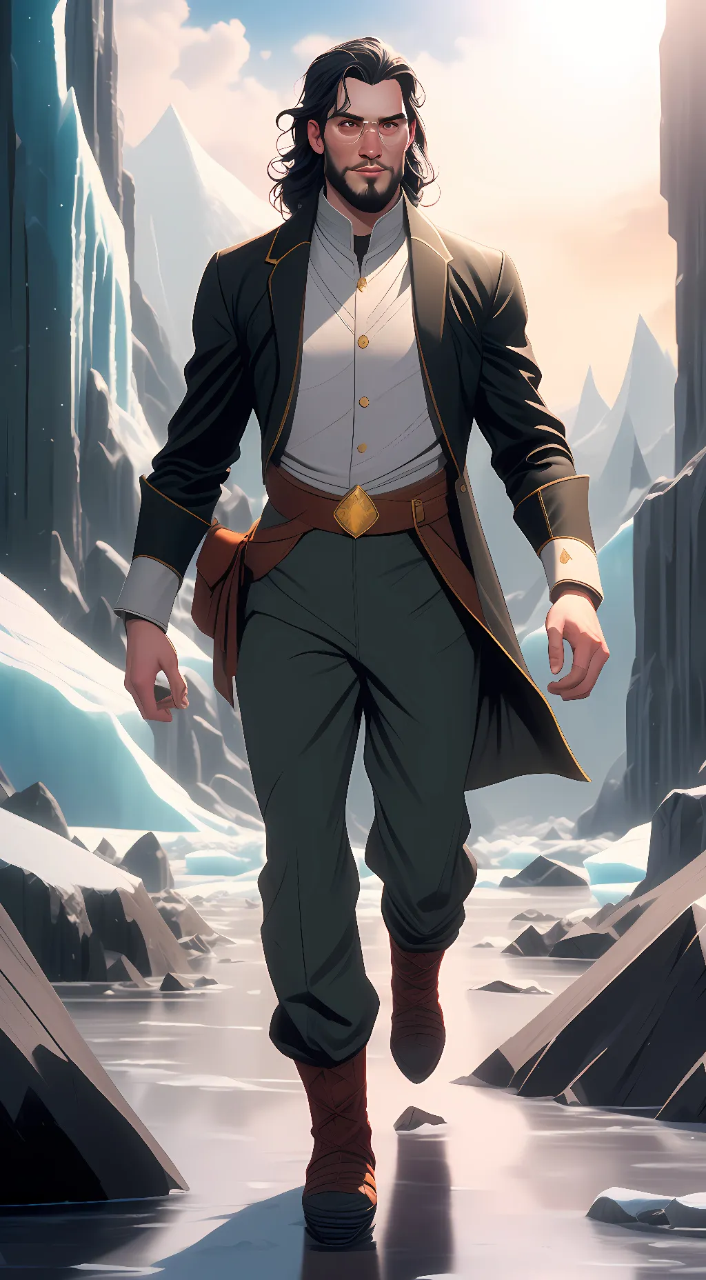 ai character: Hikari background