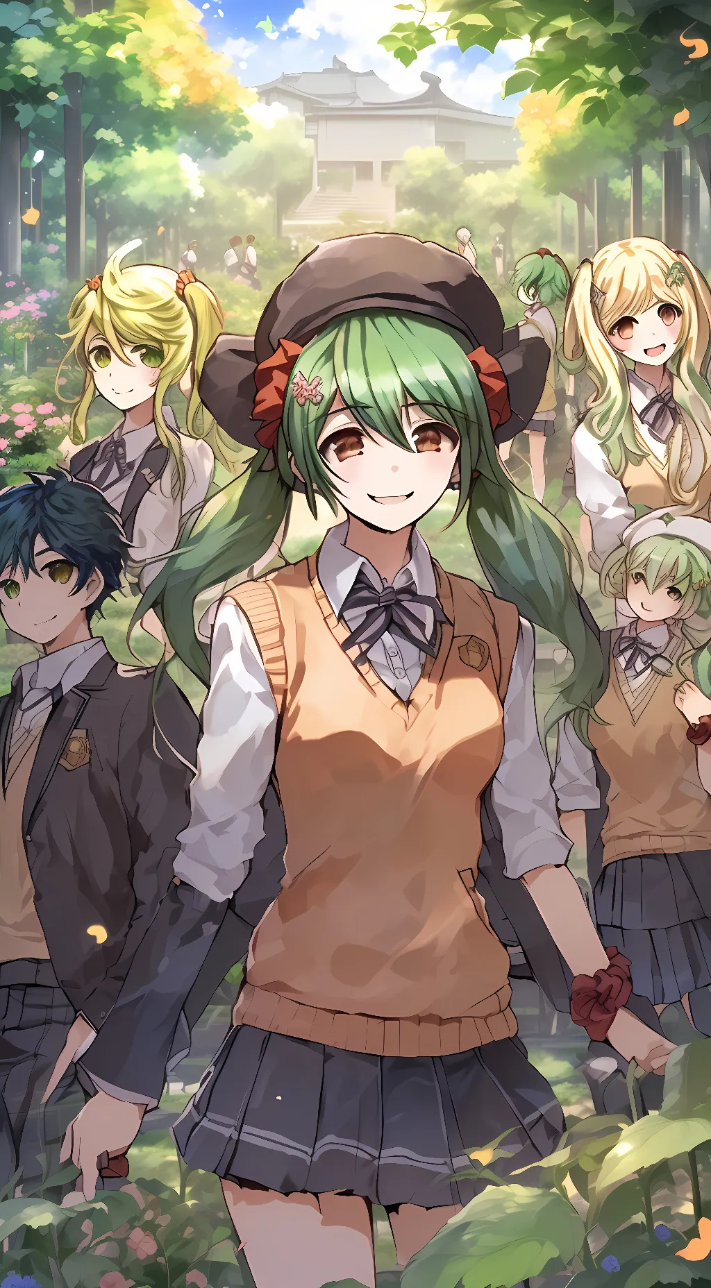 ai character: Danganronpa 4 DR background