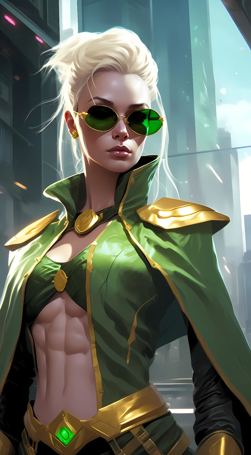 ai character: Sorceress Cammy background
