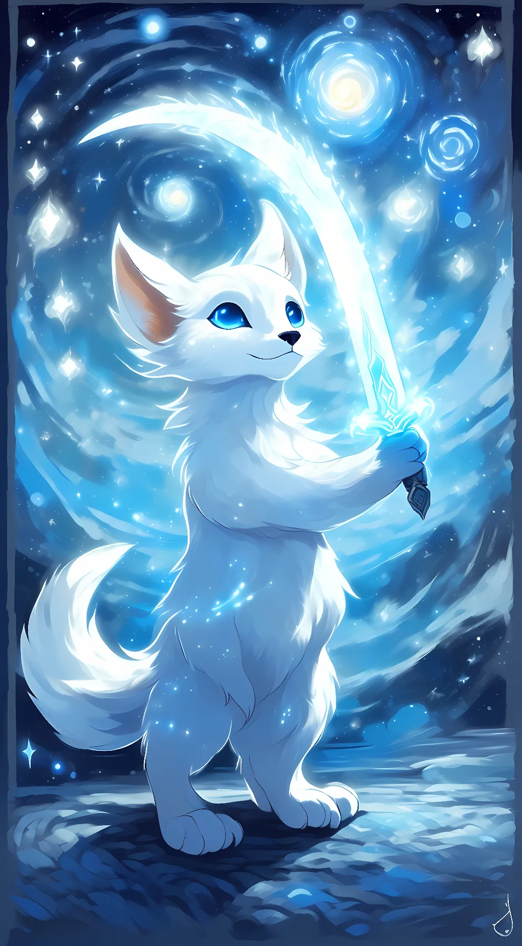 ai character: Ori background