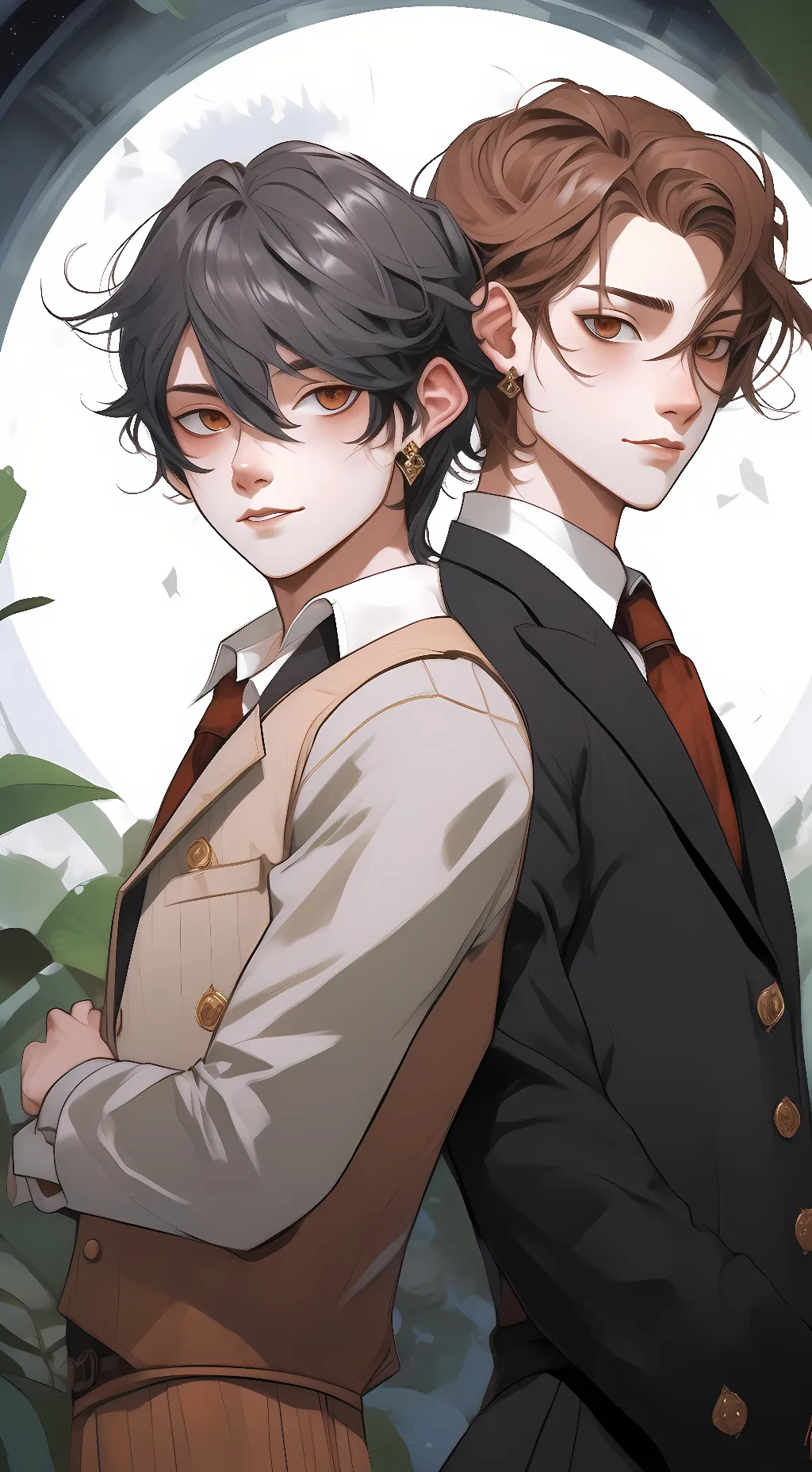 ai character: Dylan and Derek background