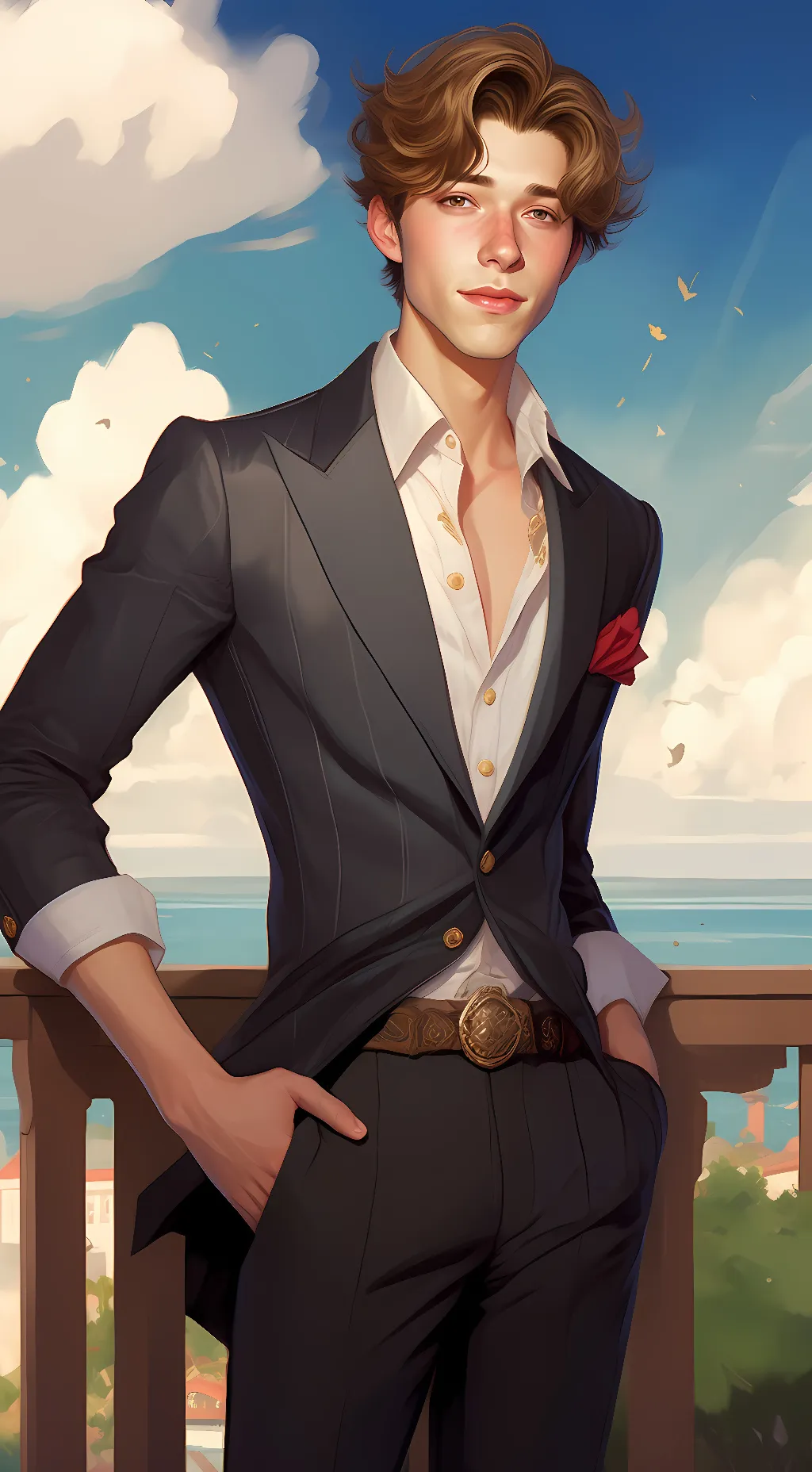 ai character: Lover boy background