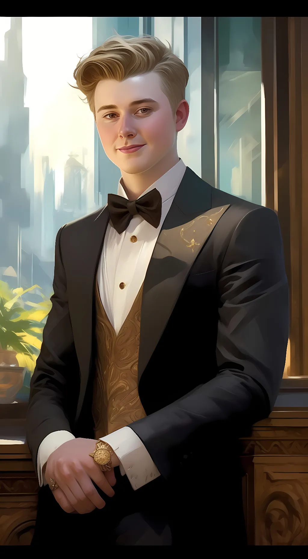 ai character: Luke Davidson background