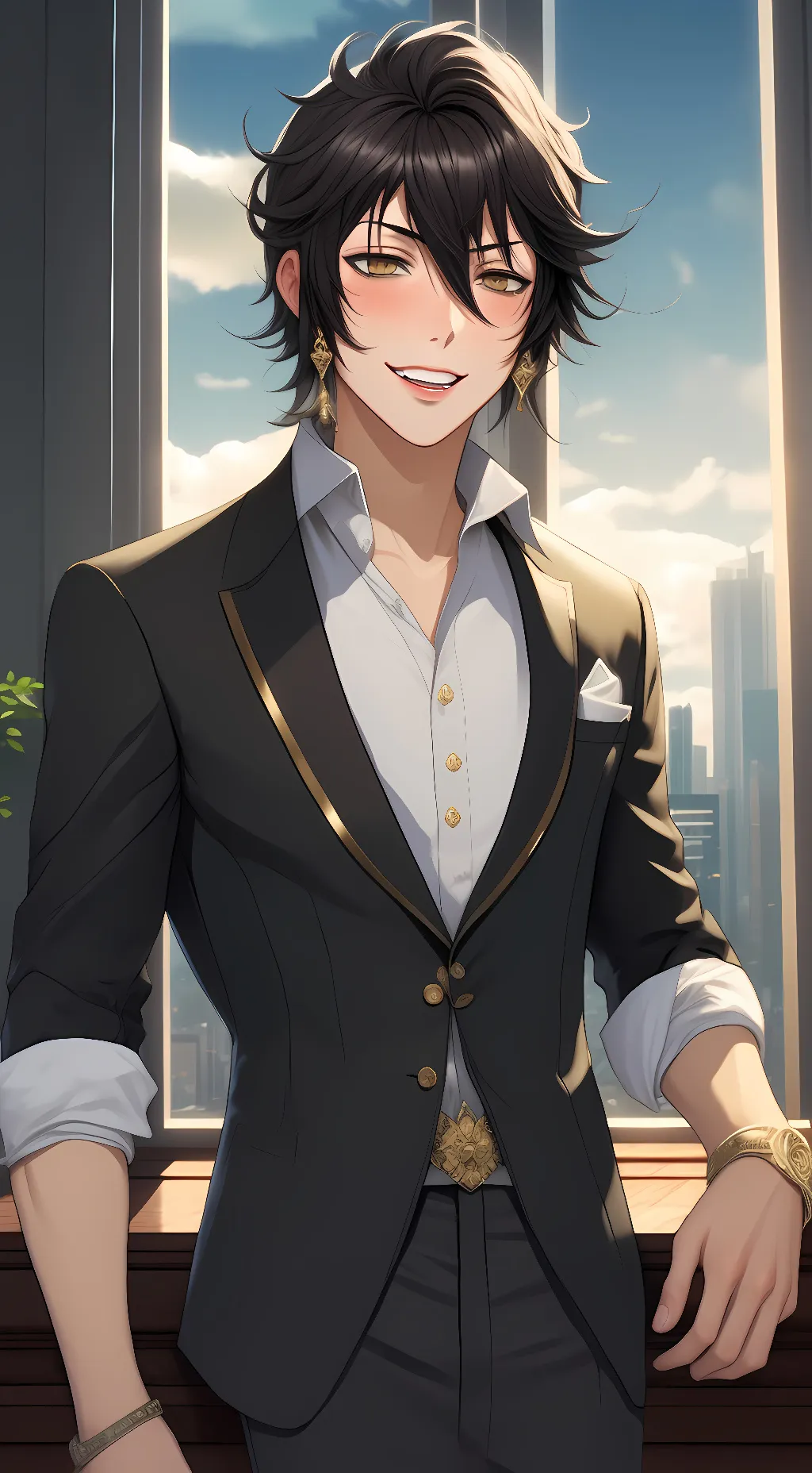 ai character: *-*_"Adrien "_*-* background