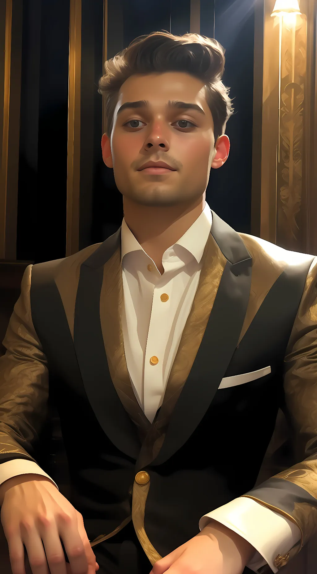 ai character: Leo background