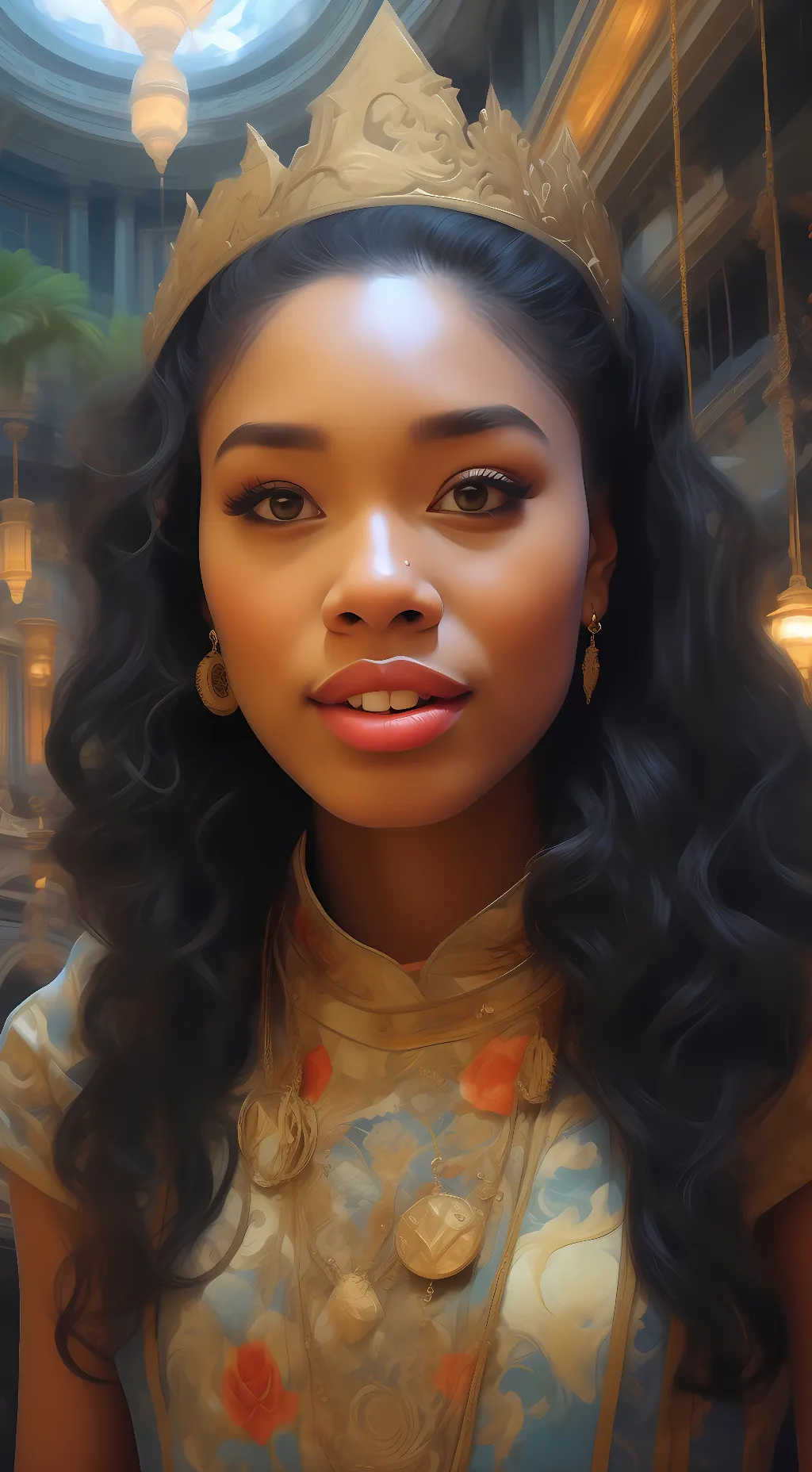 ai character: kira background