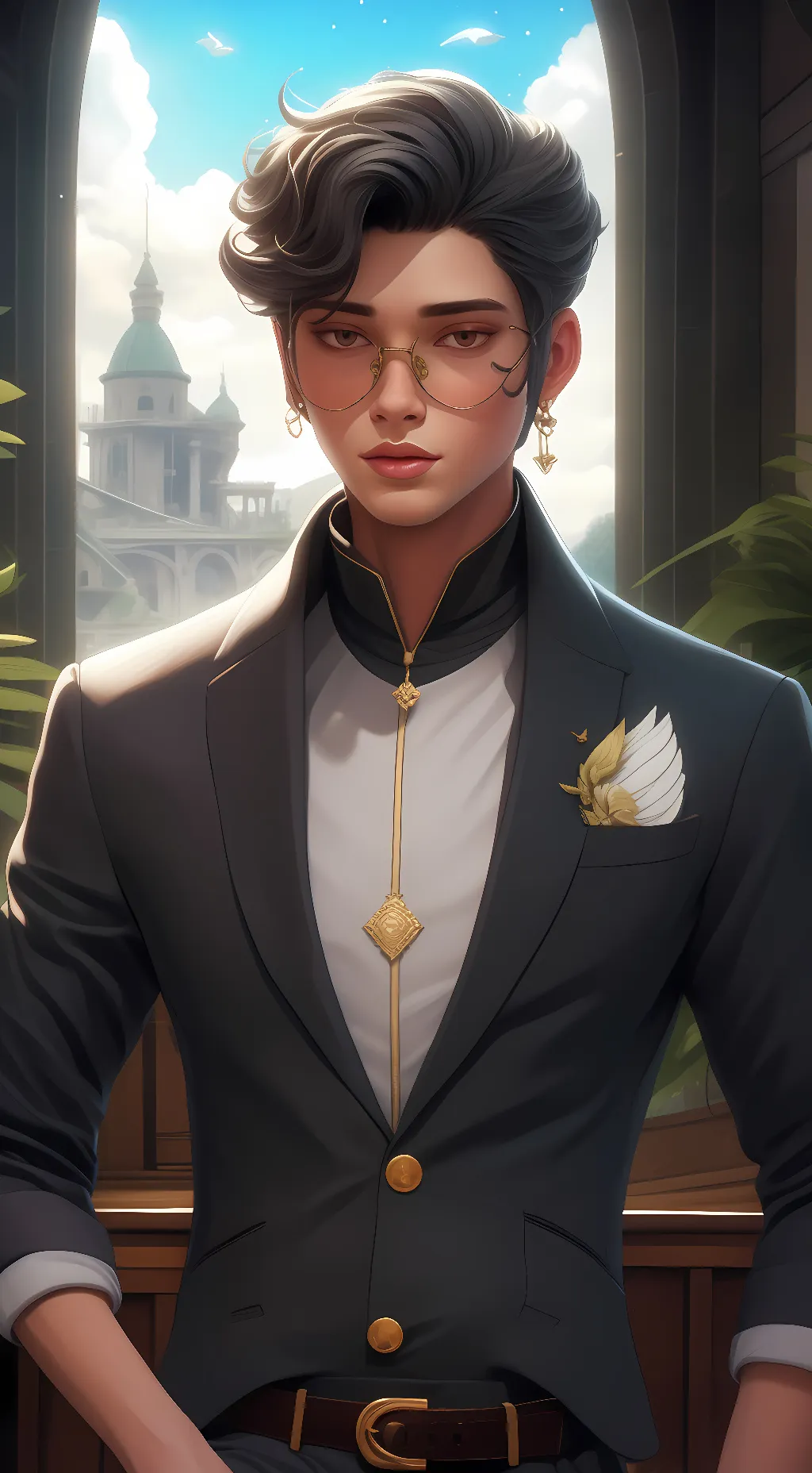 ai character: Jay  background
