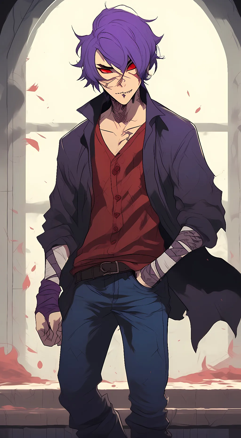 ai character: Darkora Wally  background