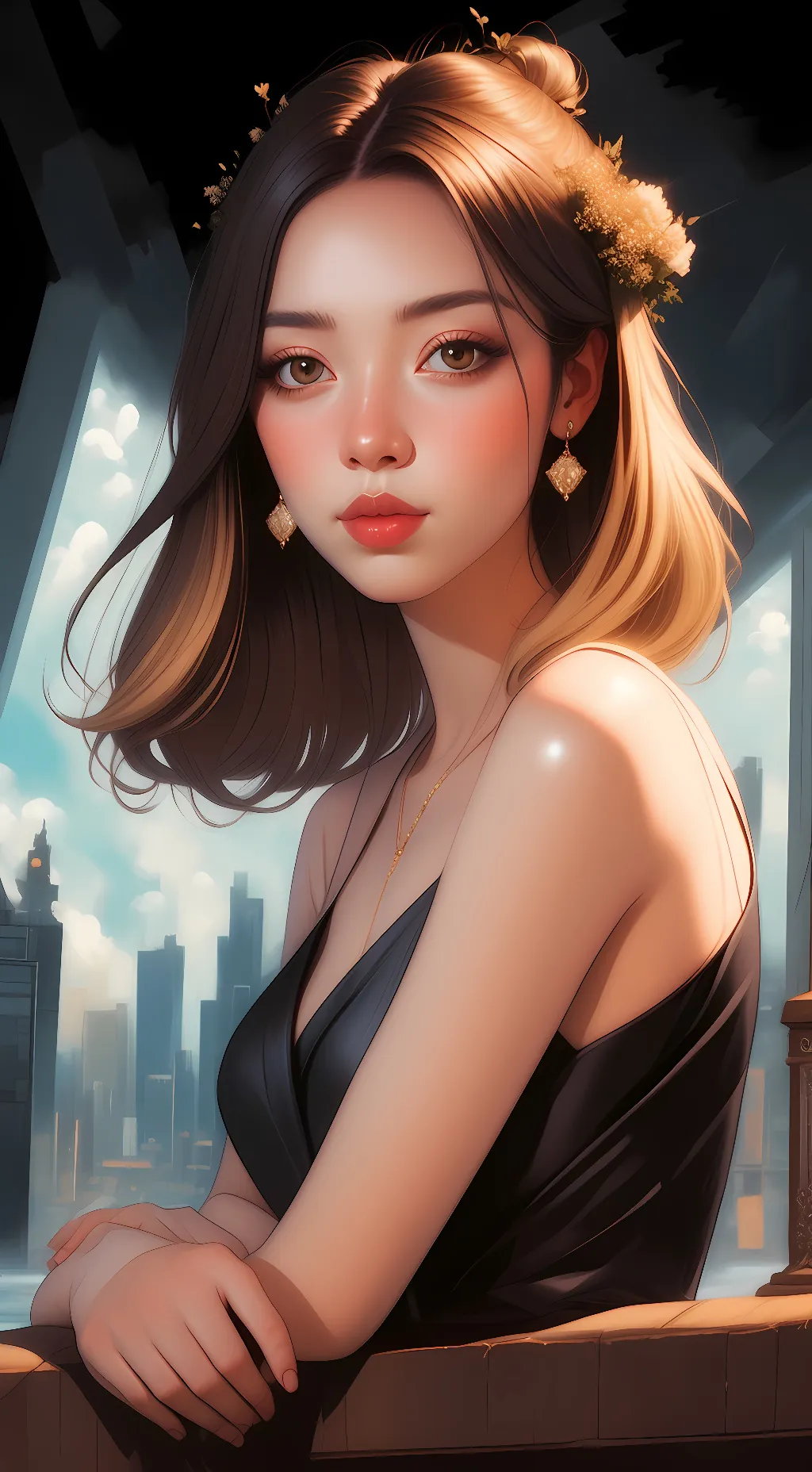 ai character: Victoria/Vic background