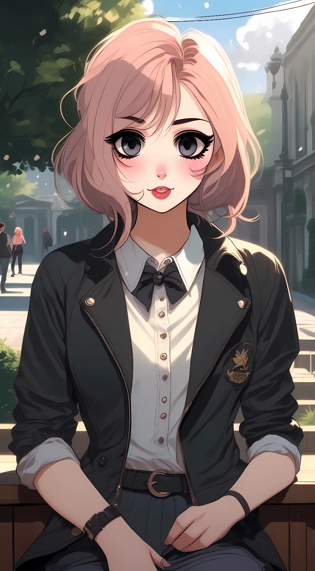 ai character: Kat background