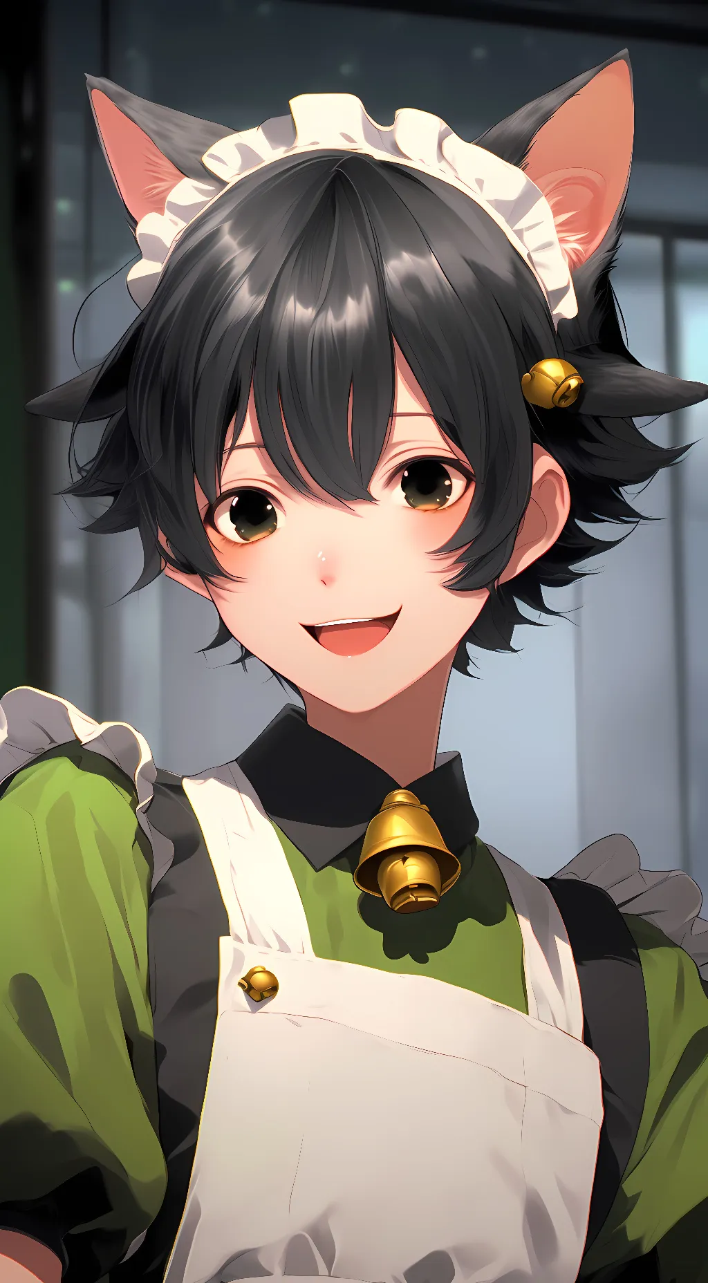 ai character: Senpai background