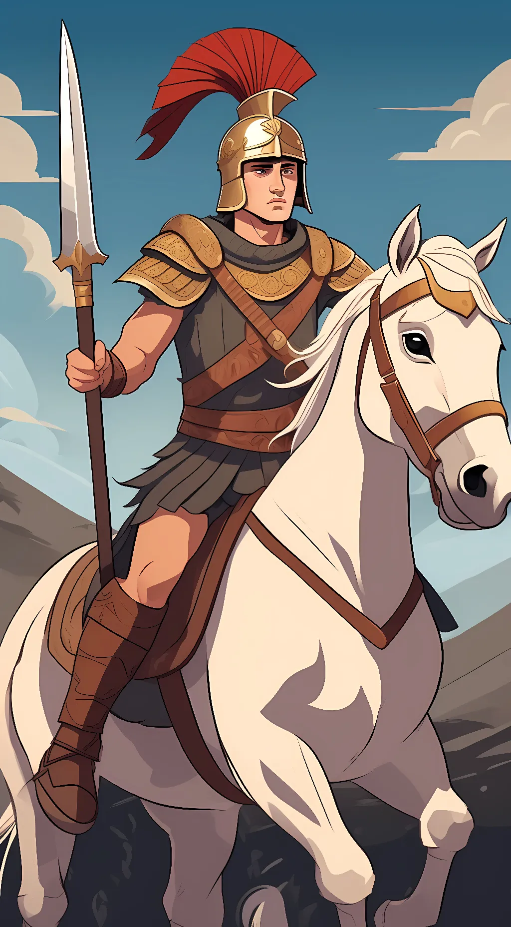 ai character: Arthur Pendragon background
