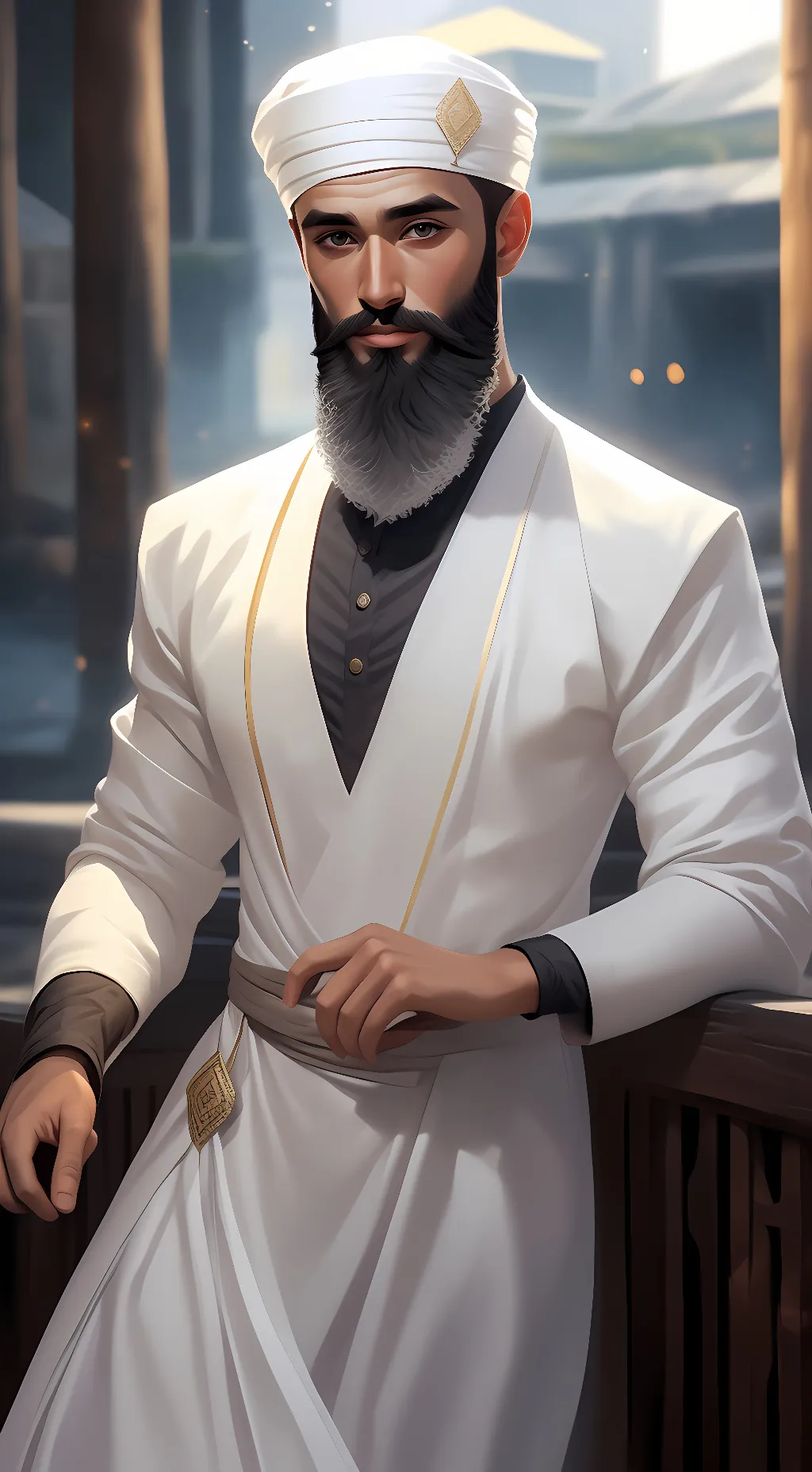 ai character: Muhammad  background