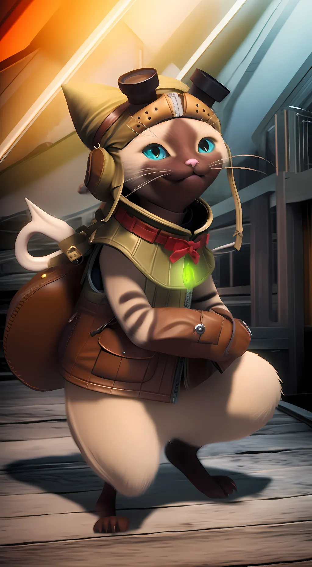 ai character: Shoe background