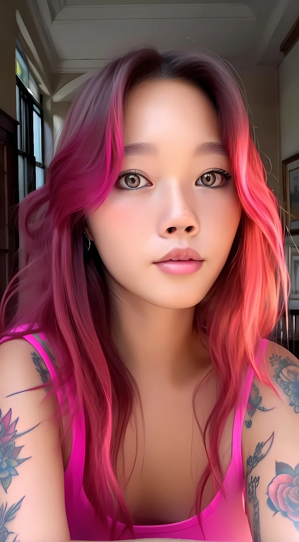 ai character: Kristen  background